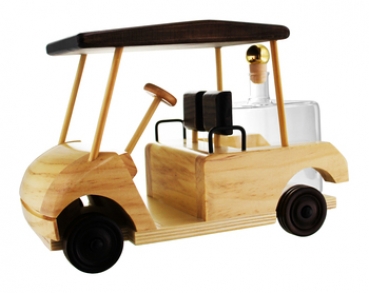 Holzmodell-Golfwagen, natur, 350ml